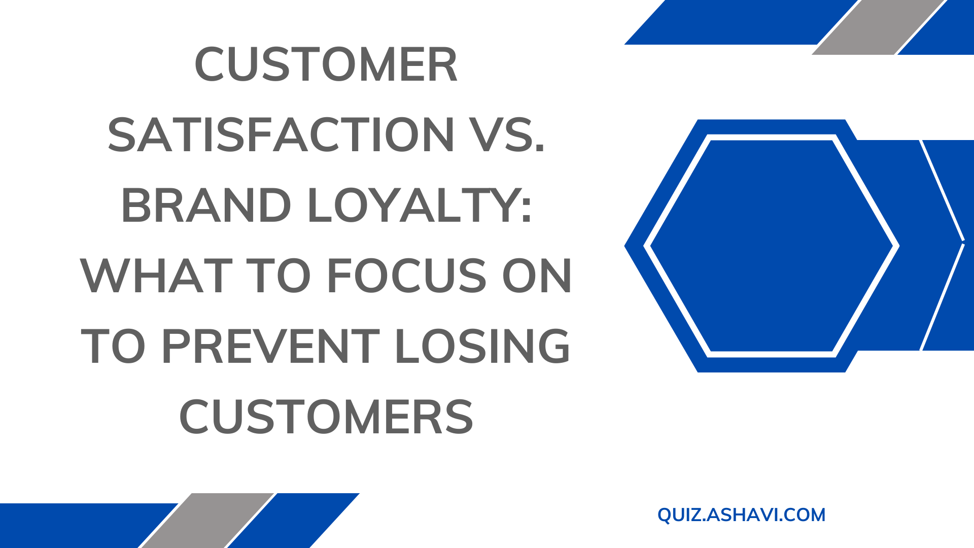 Customer Satisfaction vs. Brand Loyalty: What to Focus on to Prevent Losing Customers